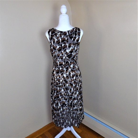 'Perceptions New York' Animal Print Dress Size 12 - Picture 7 of 9